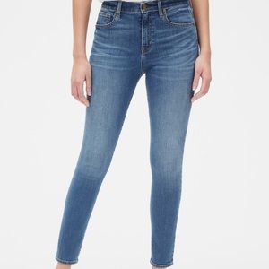 Gap High Rise Skinny Jeans